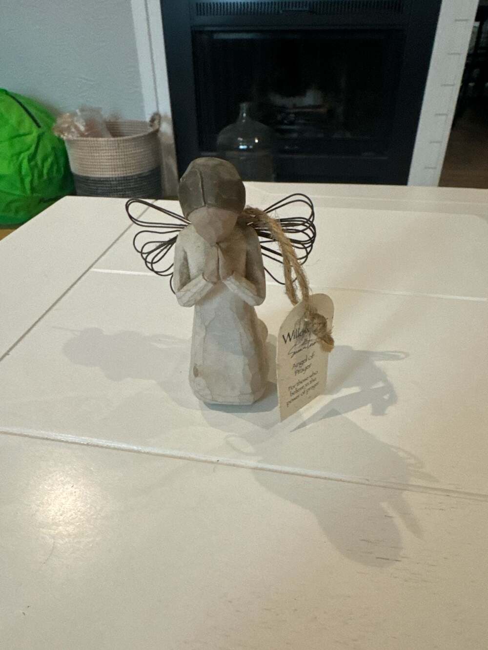 Willow Tree Angel of Prayer Ornament, Susan Lordi Demdaco 1999
